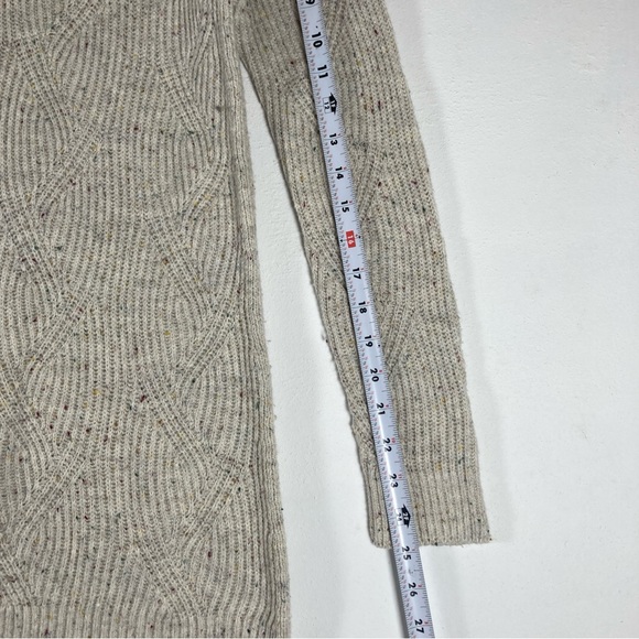 J. Jill Womens Sweater Pullover Beige Long Sleeve Relaxed Round Neck Knit XS - Picture 7 of 15